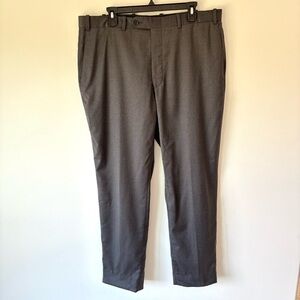 Peter Millar Gray Wool Dress Pant Trouser Slack Professional Formal Business